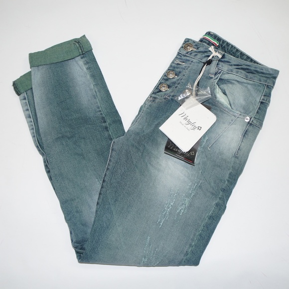 Maryley | Jeans | Maryley Distressed Slim Jeans | Poshmark